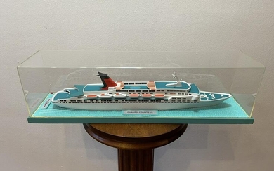 Model of Cunard Princess Cruise Ship by A G Henning