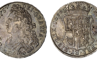 NGC AU55 | *Single Finest Certified* | Scotland, William III (1694-1702), 40-Shillings, 1698 DECIMO