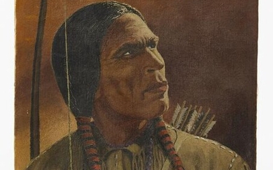 Native American Painting-Chief Yowlatehi