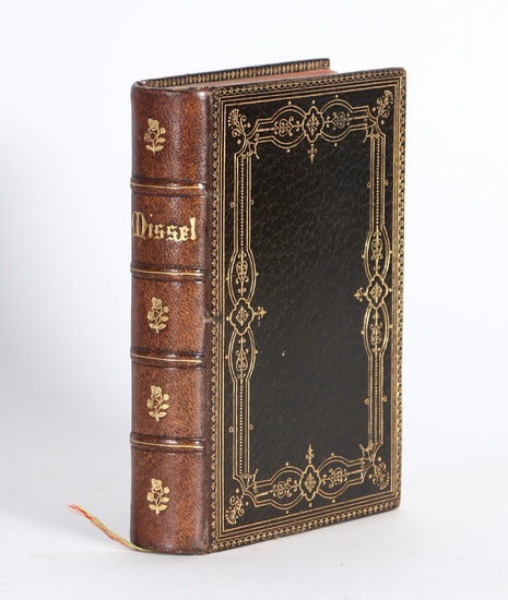 [Neo-gothic book production and medievalism]. Missel Romain. Limoes, M. Barbour...