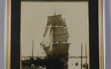 New Bedford whaleship photograph. Early 20th c. A