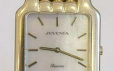 New Solid 18k Yellow Gold JUVENIA Men's watch Ref
