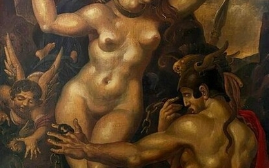 Oil painting Liberation of Andromeda Litvinov Oleg Arkad'yevich