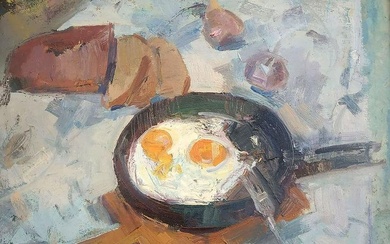 Oil painting Scrambled eggs Mazur Vladimir