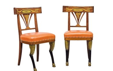 A Pair of Decorative Neo-Classical Chairs