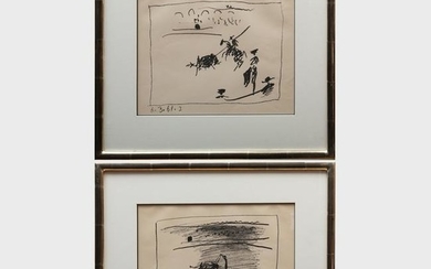 Pablo Picasso (1881-1973): La Pique; and Les