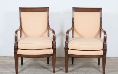 Pair Of French Empire Style Armchairs