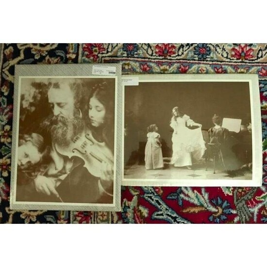 Pair of Art Nouveau Scenes, Photo Prints