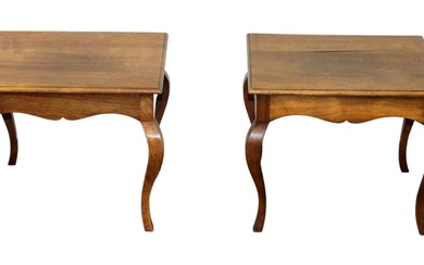 Pair of French Louis XV style petite side tables