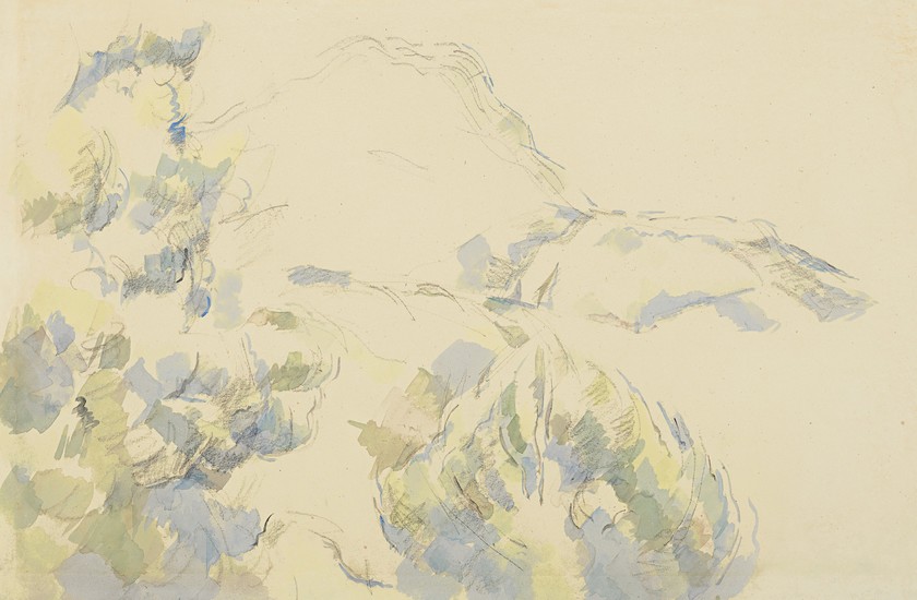 Paul Cézanne (1839-1906), La Montagne Sainte-Victoire