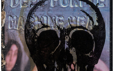 Peter Tunney (b. 1961), Skull on Deep Purple (circa 2021)