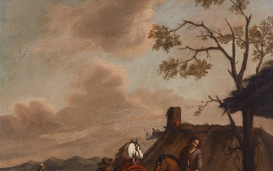Pieter Wouwerman - Resting Horseman
