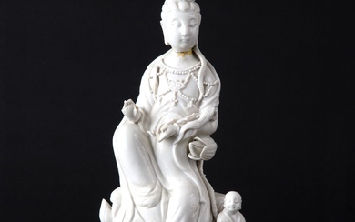 Porcelain sculpture "DEITY"