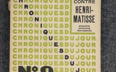 Pour Ou Contre Henri Matisse Illustrated Book #9