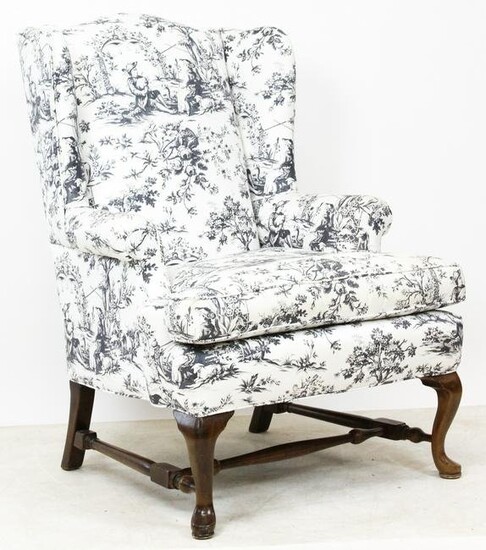 Queen Anne Style Wingchair
