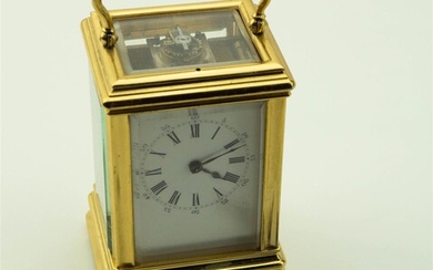 R. H. HALFORD & SON 19TH CENTURY CARRIAGE CLOCK