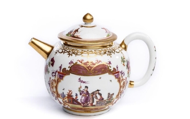 Rare teapot, Meissen 1723/24 | Teekanne, Meissen 1723/24