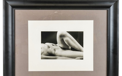 Reclining Nude - Black & White Photograph