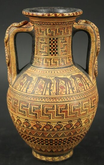 Replica Ancient Greek Amphora Signed Sofia Gani