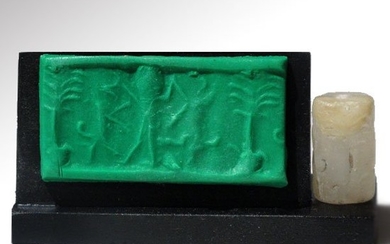 Rock Crystal Cylinder Seal, South East Persia, c. 2300