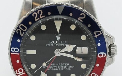 Rolex Pepsi GMT Men's Stainless Wristwatch, model
