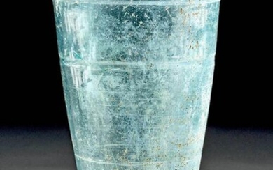 Roman / Frankish Wheel-Cut Glass Beaker