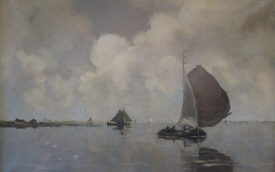 Rudolf Jurriaan Stephanus Hook (1862-1897), River view, canvas,...