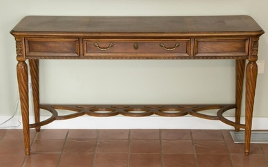 SINGLE DRAWER WOODEN CONSOLE TABLE