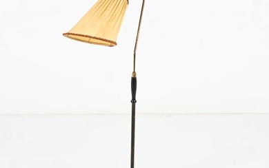 SWEDISH MID-CENTURY GOOSENECK FLOOR LAMP, C. 1950