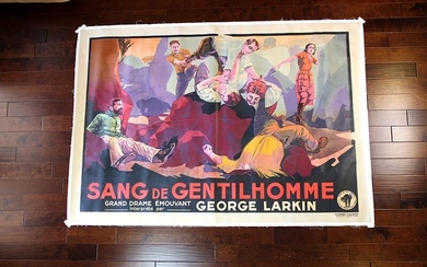 Sang De Gentilhomme AKA Gentleman Unafraid (1923) 63" x