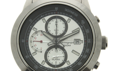 Seiko Chronograph 100m Tachymeter Wrist Watch.