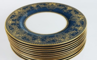 Set of 11 Royal Worcester Dinner Plates