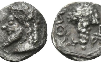 Sicily, Naxos, Litra, ca. 530-510 BC AR (g 0,65; mm...