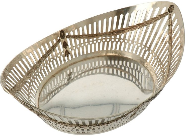 Silver bread basket.