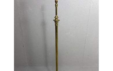 Solid Brass Corinthian column extendable oil lamp converted ...
