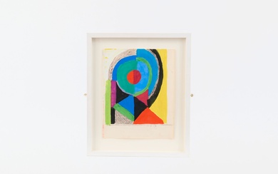 Sonia DELAUNAY (1885 - 1979) Composition... - Lot 56 - Chayette & Cheval