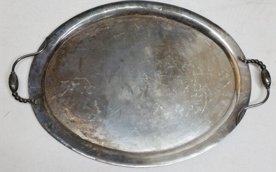 Sterling Silver Gonzalo Moreno Modernist Tray 92.46ozt