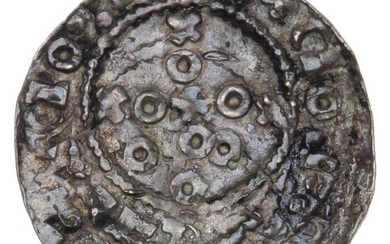 Svend Estridsen, 1047–1074, Slagelse, penning, Hbg. 45, 1.05 g - double struck...