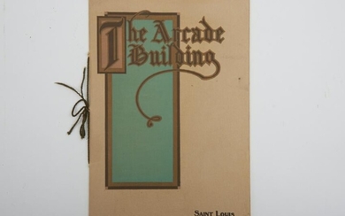 The Arcade Building, Original Pamphlet for the Opening