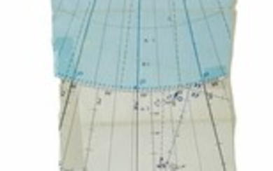 The momentous Chart with Logged Entries of the Route and Camp Positions from Ward Hunt Island (...