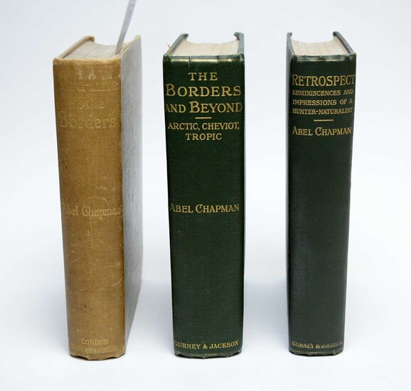 Three volumes by Abel Chapman