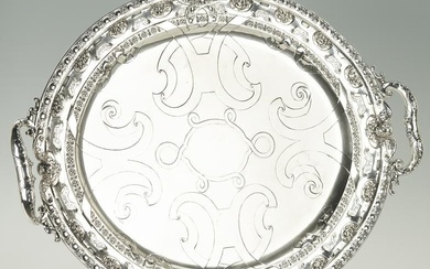 Tiffany Sterling Silver Renaissance Platter, Paulding Farnham