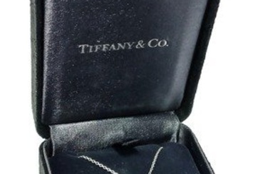 Tiffany & Co 18K Gold Peridot Pendant Lariat Rainbow Drops Necklace 16 Inch Box