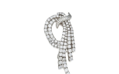Tiffany & Co. Diamond Clip-Brooch
