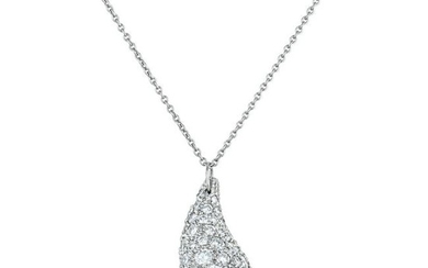 Tiffany & Co. Elsa Peretti Teardrop Pave Diamond