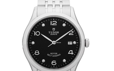 Tudor 1926 91550-0004 - 1926 Baselworld 2018 Automatic Black Dial Diamond Index Men's Watch