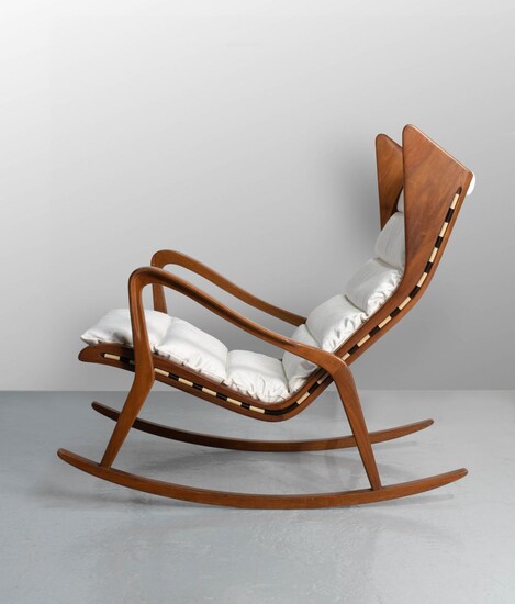 UFFICIO TECNICO CASSINA Rocking chair mod. 572 - 1955