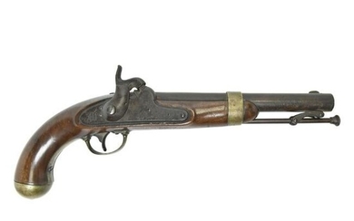 US Model 1842 Henry Aston Percussion Pistol.