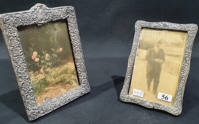 VICTORIAN AND EDWARDIAN STERLING SILVER PHOTOGRAPH FRAMES