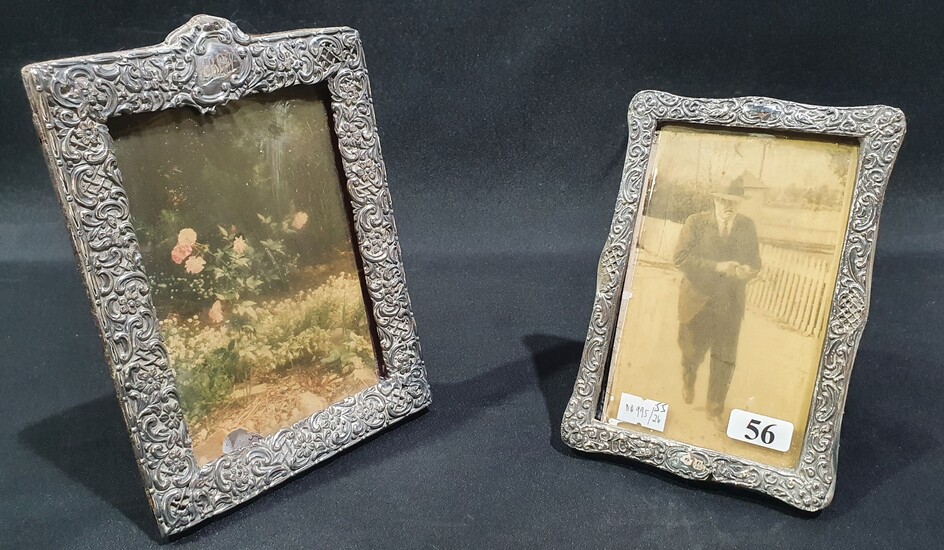 VICTORIAN AND EDWARDIAN STERLING SILVER PHOTOGRAPH FRAMES
